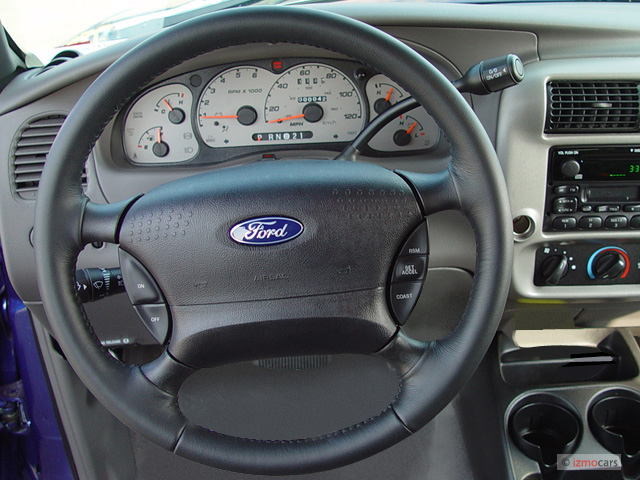 2002 ford ranger steering wheel size